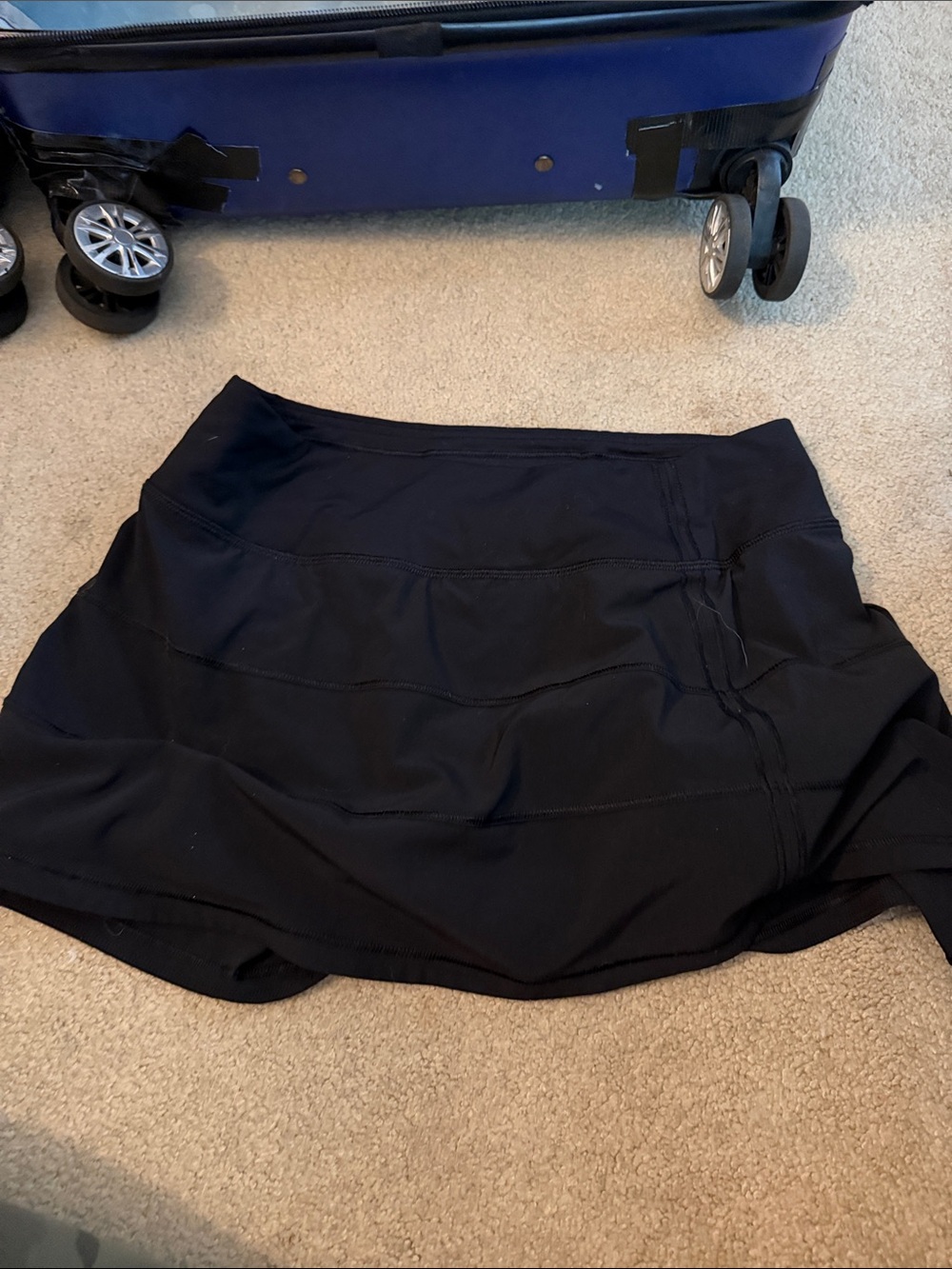 lululemon athletica Black Athletic Skort